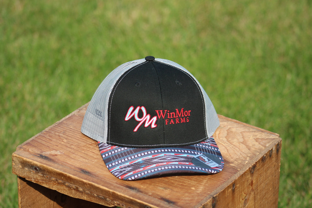 Outdoor Aztec WinMor Farms Hat (Black/Light Gray)